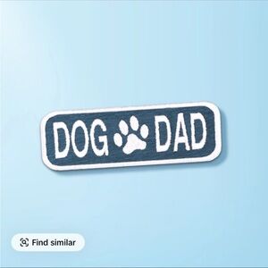 K9 Sport Sack® Dog Dad Patch - 100% Recycled Material, 2"x6" Rectangle,